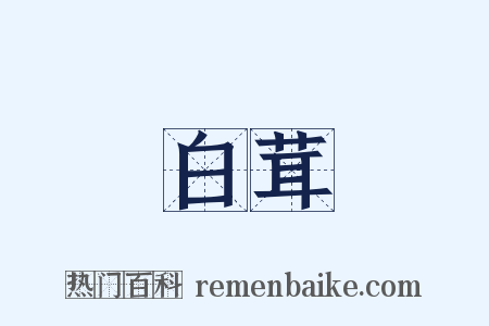 白茸是什么意思的图片